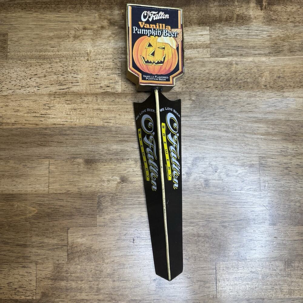 O’Fallon Vanilla Pumpkin Beer Tap Handle‎ Halloween Jack O Lantern Draft